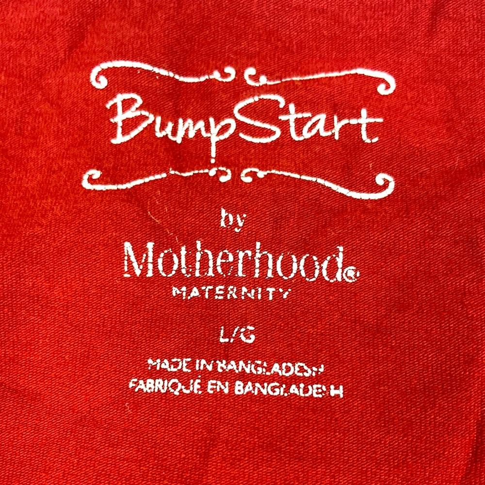 Bump start by motherhood maternity red maternity tank top size large - Picture 2 of 2